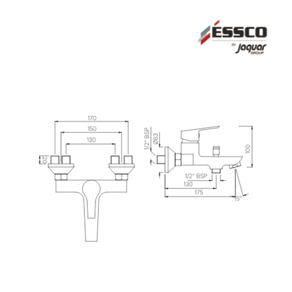 Single Lever Wall Mixer